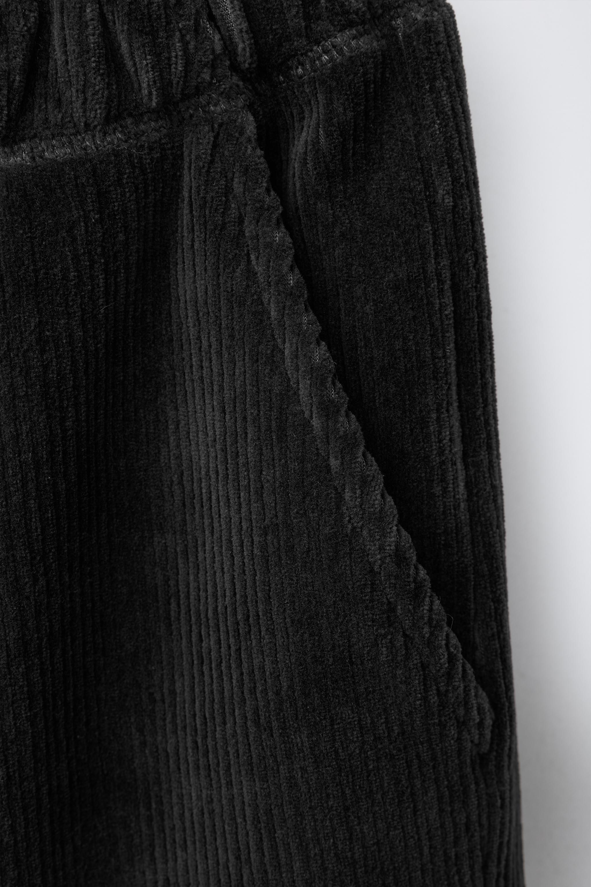 WIDE LEG CORDUROY PANTS